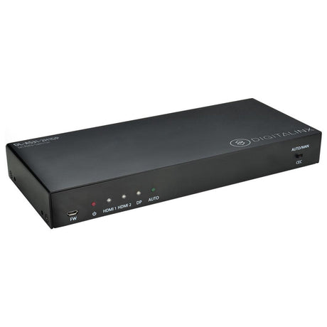 DigitaLinx DL-AS31-2H1DP 3x1 Auto-Switcher with 2 HDMI and 1 DisplayPort Input