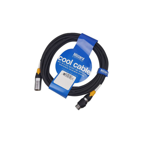 Blizzard Lighting DMX-IP-25Q Weatherproof 3-Pin XLR Male to XLR Female DMX Cable 25-Feet