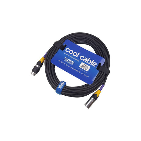 Blizzard Lighting DMX-IP-50Q Weatherproof 3-Pin XLR Male to XLR Female DMX Cable 50-Feet