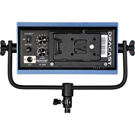 Dracast DRLED500BV LED500 Pro Series Bi-Color LED Panel Light with V-Mount Battery Plate