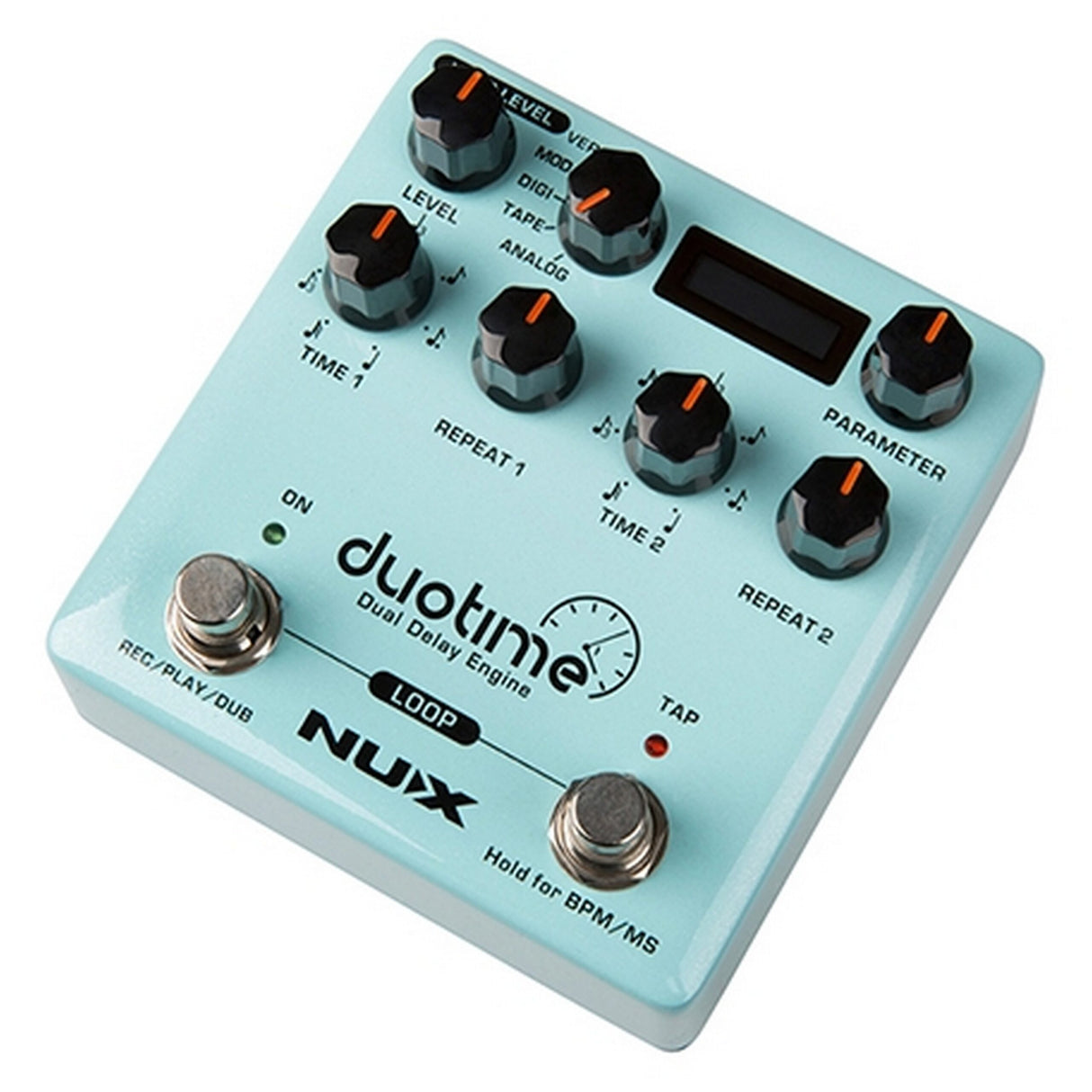 Nux DUOTIME Dual Delay Engine Stereo Delay Pedal