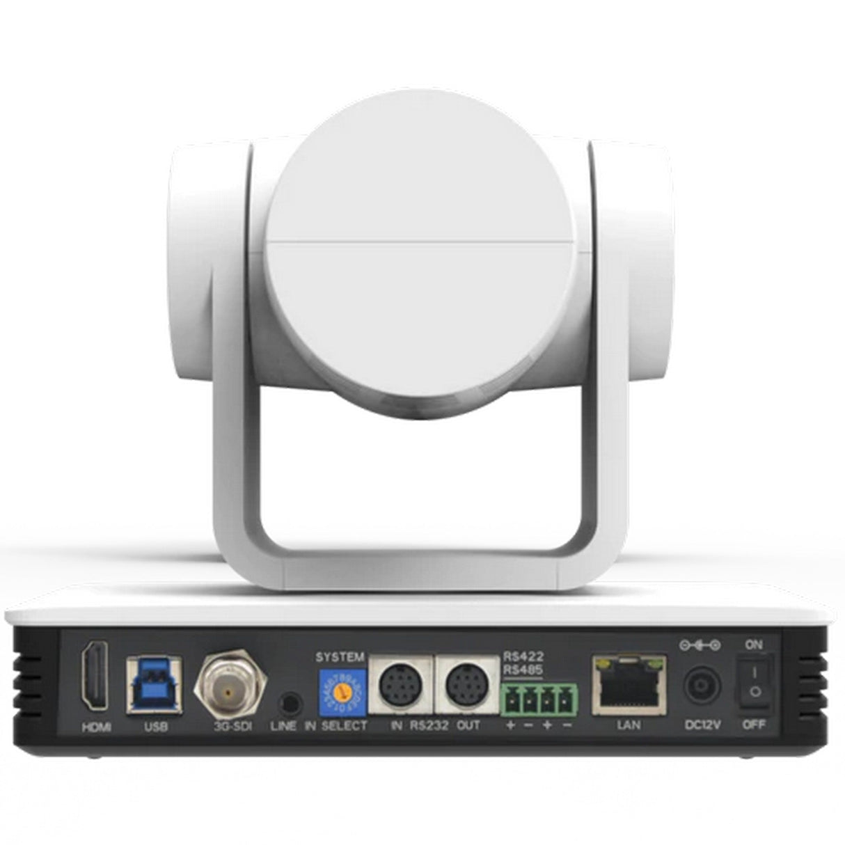 DVDO DVDO-C4-1-W HD PTZ AI Camera with HDMI/IP/3G-SDI/USB 3.0 White