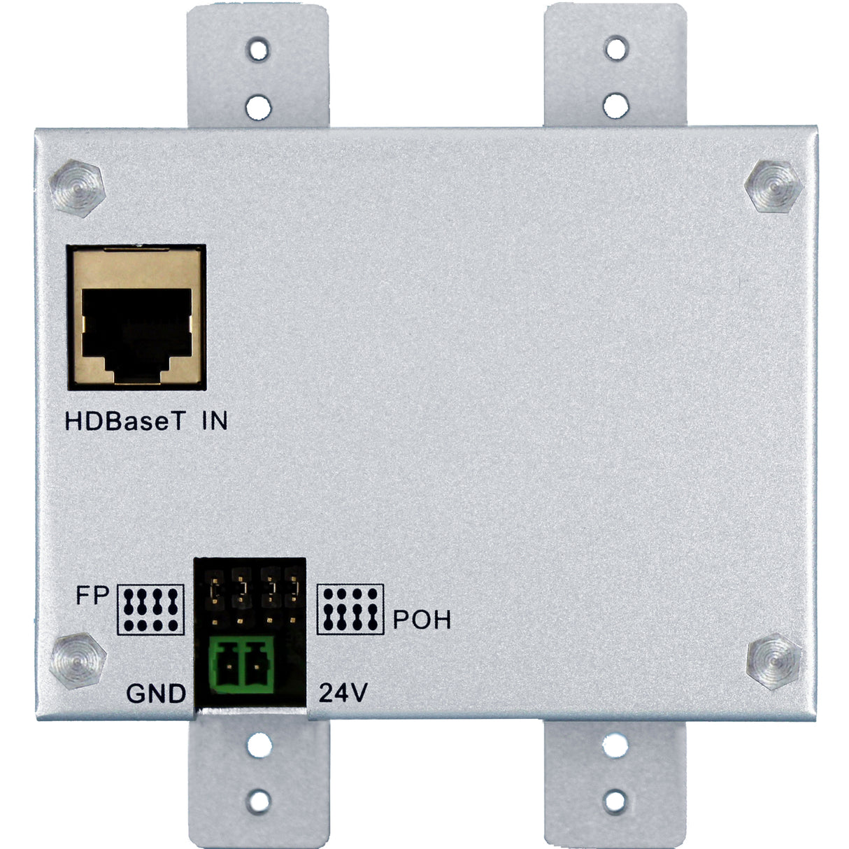 Aurora DXW-2E-RX2-W 4K UHD HDMI HDBaseT Wall Plate Receiver with Ethernet White