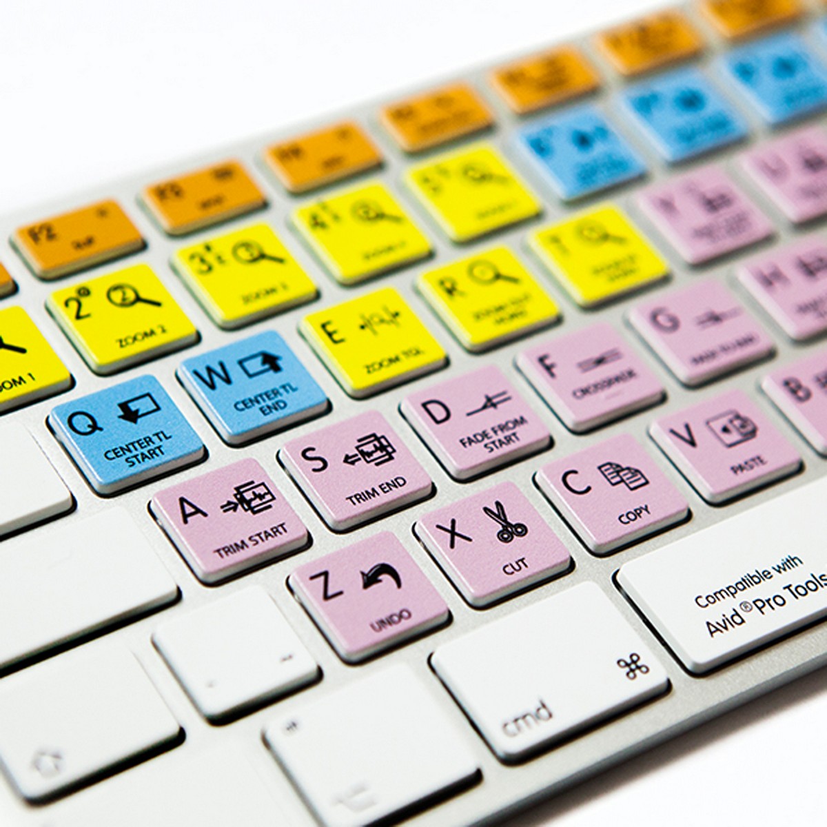 Editors Keys Apple Keyboard for Avid Pro Tools Apple Shortcut Wired Keyboard
