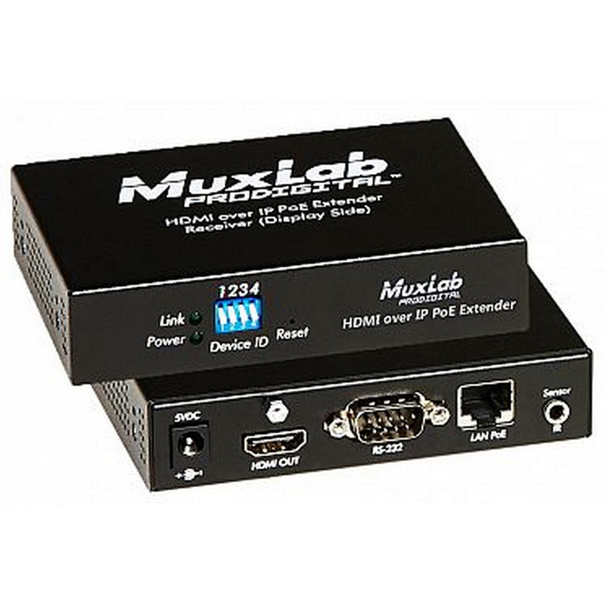MuxLab 500754-RX HDMI Over IP PoE Receiver HD