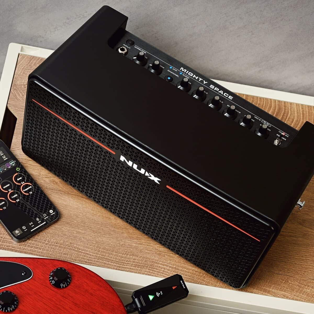 Nux Mighty Space 30W Wireless Portable Stereo Guitar Amp - amps