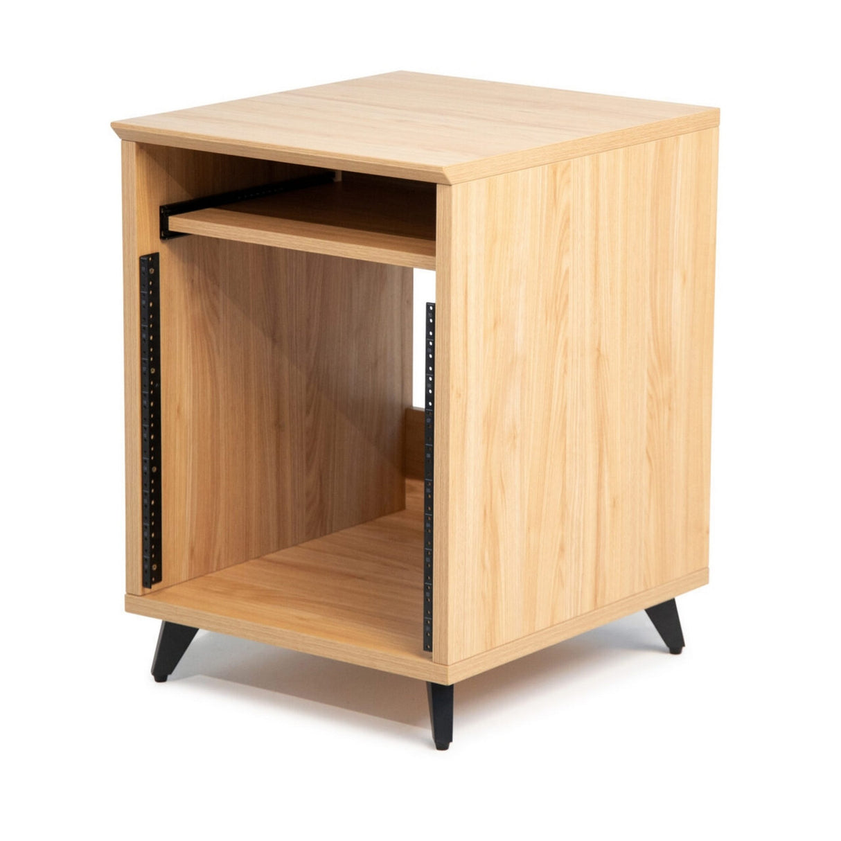 Gator GFW-ELITEDESKRK-MPL Elite Series Furniture Desk 10U Rack Natural Maple Matte Finish