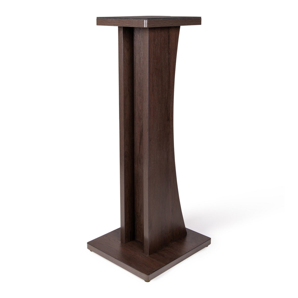 Gator GFW-ELITESPKSTMN-BRN Frameworks Elite Series Floor-Standing Studio Monitor Speaker Stands Dark Walnut Brown Pair