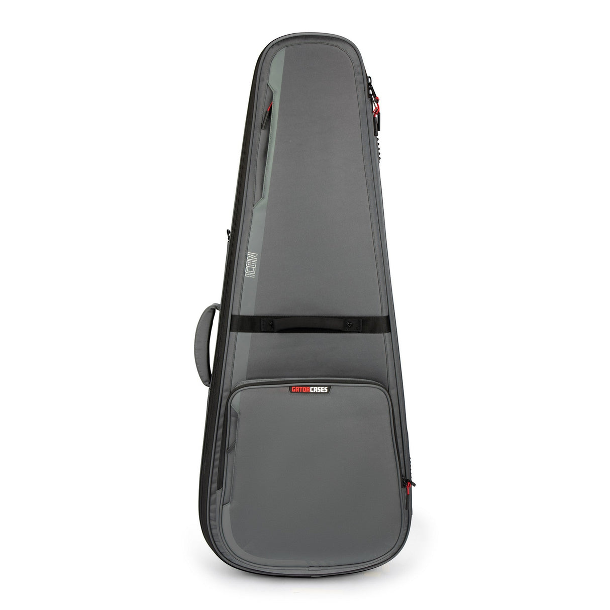 Gator G-ICON335-GRY ICON Series Gig Bag for 335 Style Electric Guitars Grey - accessories