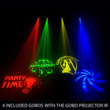 ADJ GOBO PROJECTOR IR LED Projector with 4 GOBO Patterns (Used)
