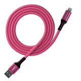 Kondor Blue KB-LightA-J iJustine Pink Lightning Cable for iPhone Charging and Sync USB-A, 3.3-Feet