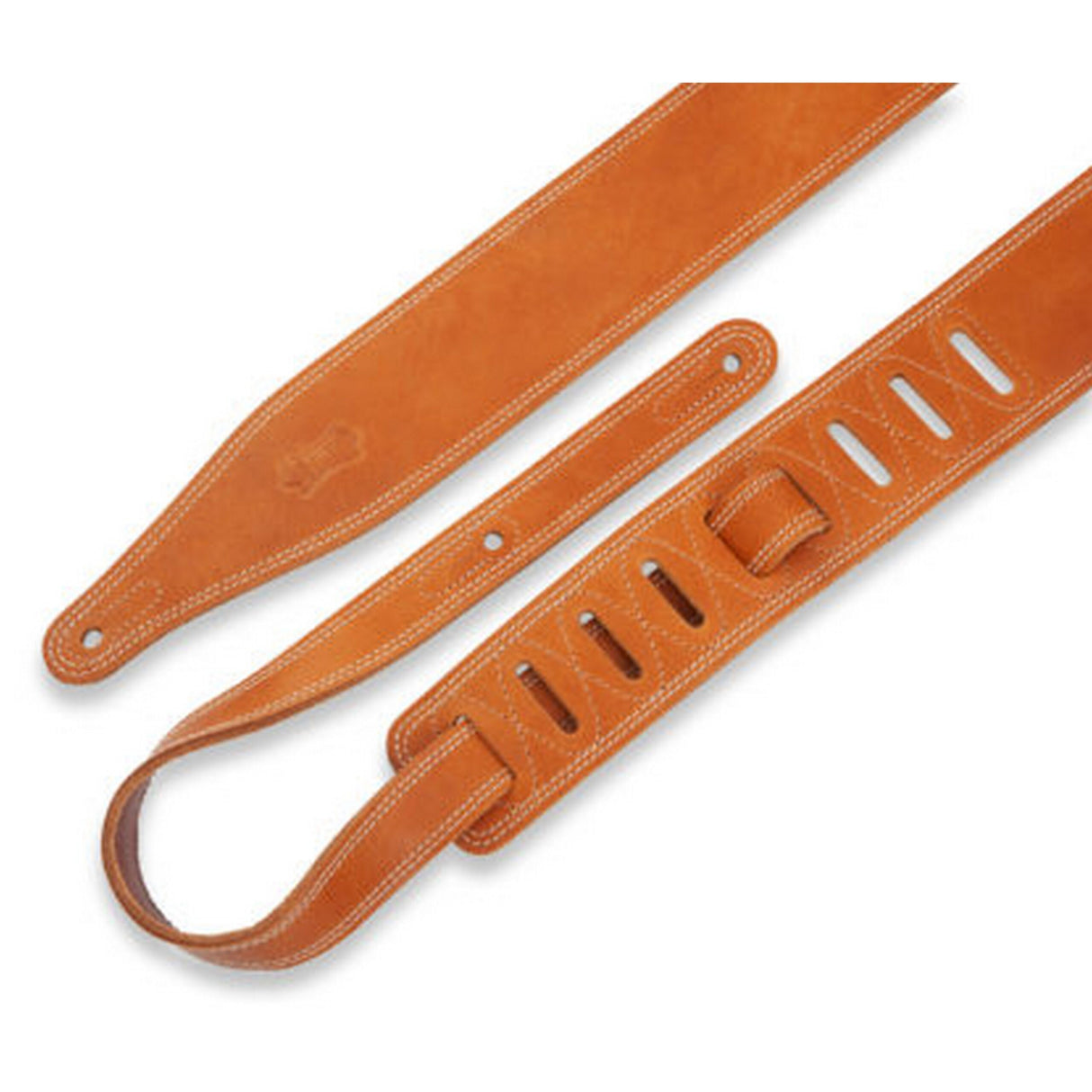 Levy’s 25-Inch Wide Garment Leather Guitar Strap Tan - accessories