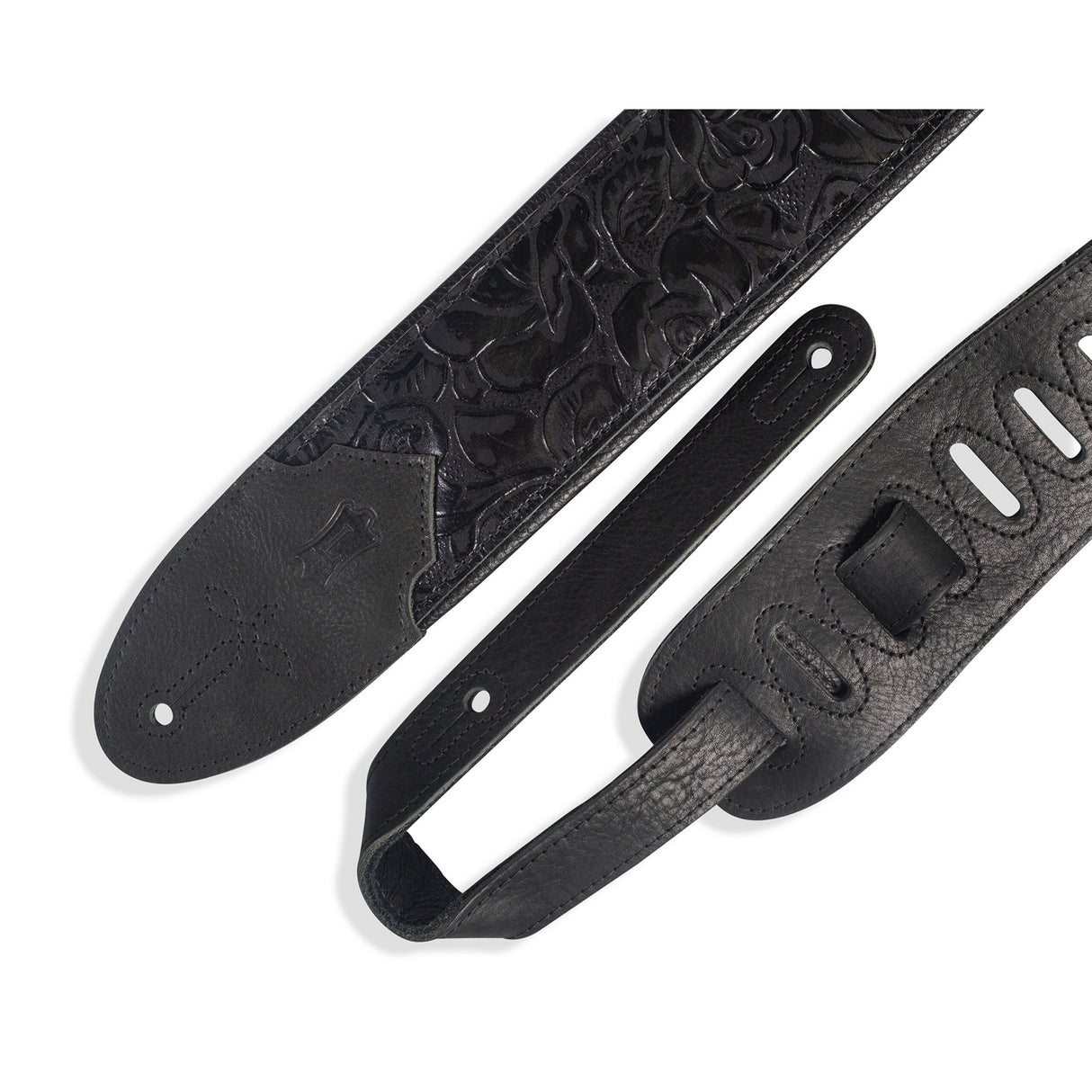Levy’s Sundance Line Palm Jade Guitar Strap Black - accessories
