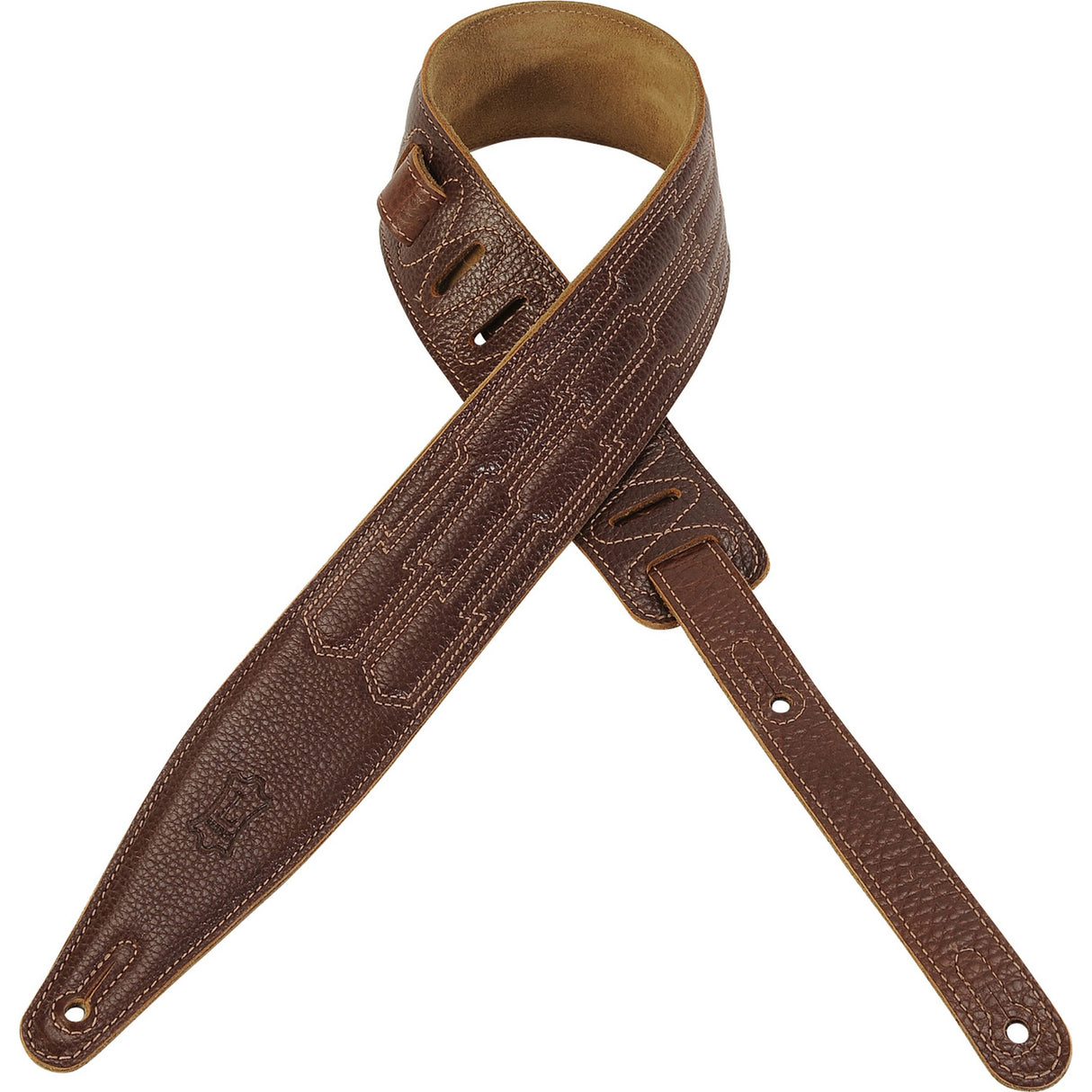 Levy’s 2 1/2-Inch Garment Leather Guitar Strap - accessories