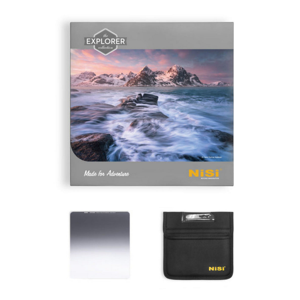 NiSi Explorer Collection 150x170mm Nano IR Medium Graduated Neutral Density Filter GND8 0.9 3 Stop