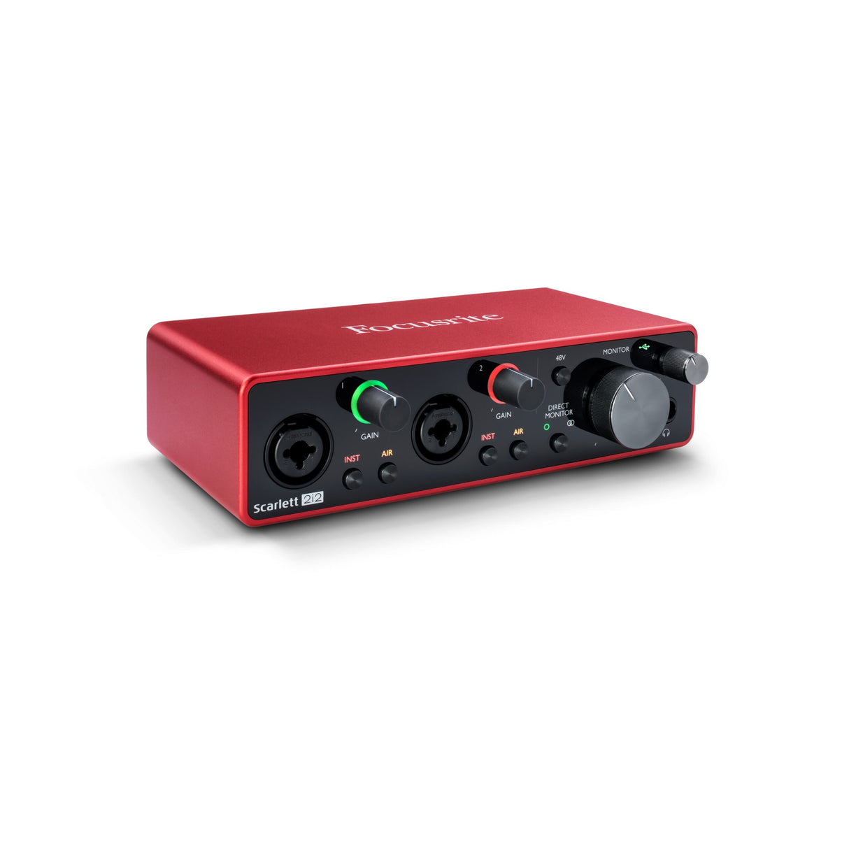 Focusrite Scarlett 2i2 2 x 2 USB Audio Interface with Condenser Microphone and Headphone Studio 3rd Generation