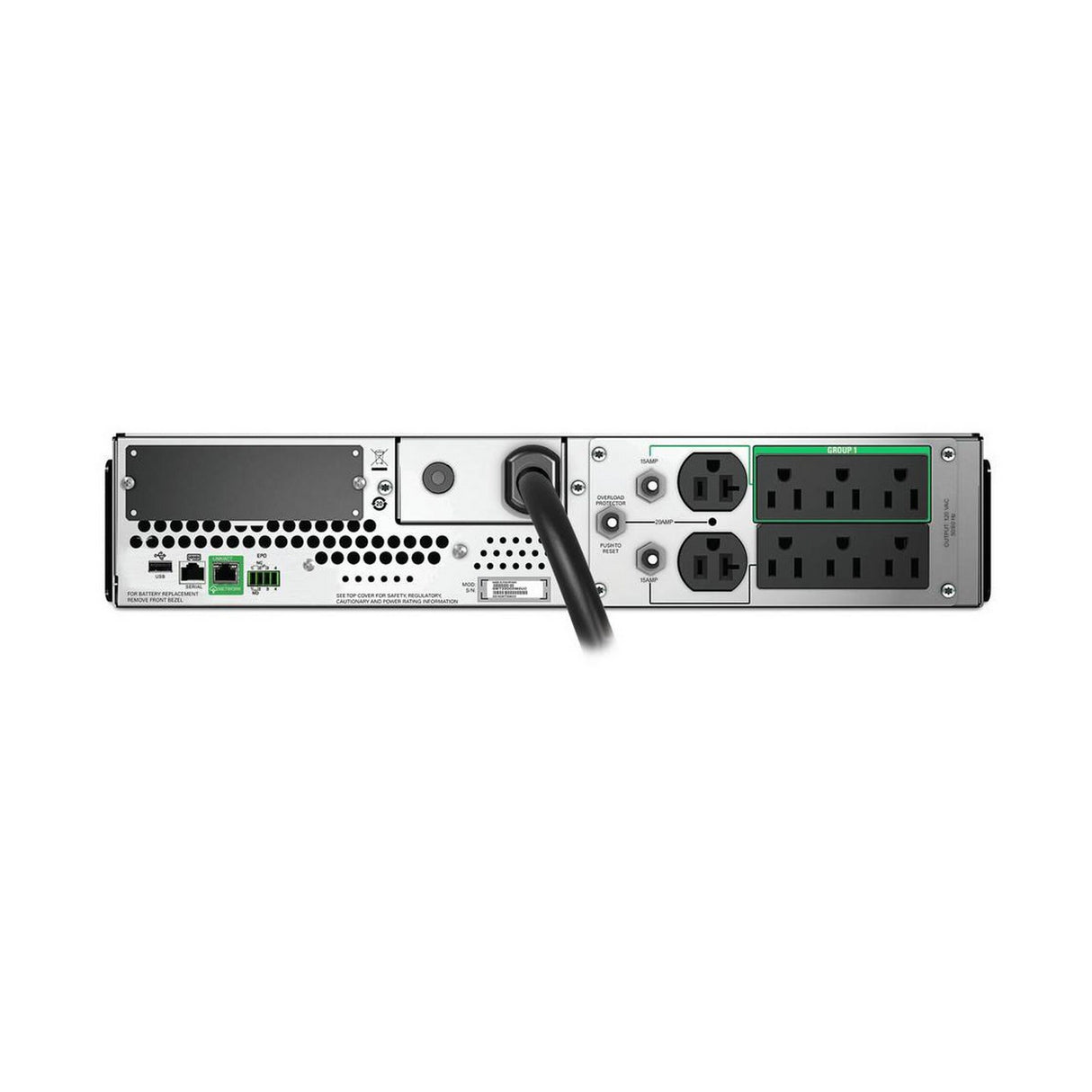 APC SMT2200RM2UC Smart-UPS 2200VA RM 2U LCD 120V with SmartConnect