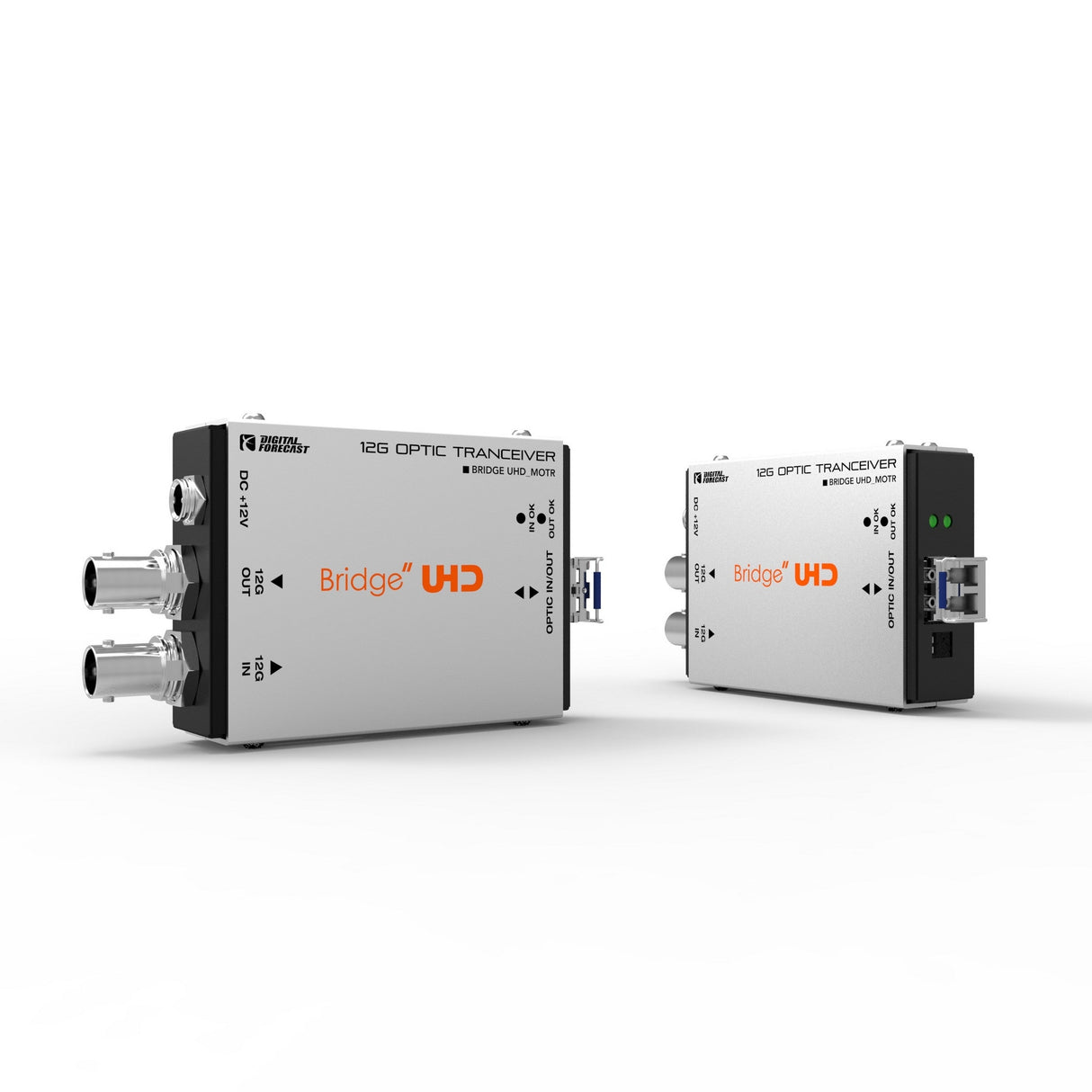 Digital Forecast Bridge UHD M_OTR 12G SDI to Optical Signal Transceiver