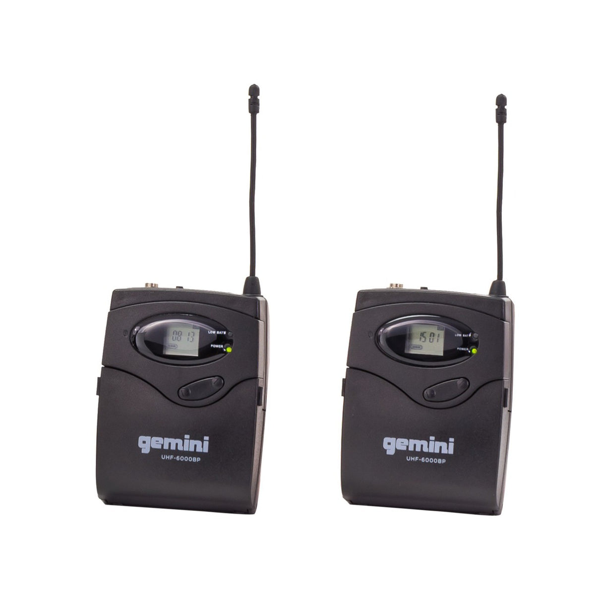 Gemini UHF-6200HL Dual Channel Wireless System with 2 Headset Lavalier