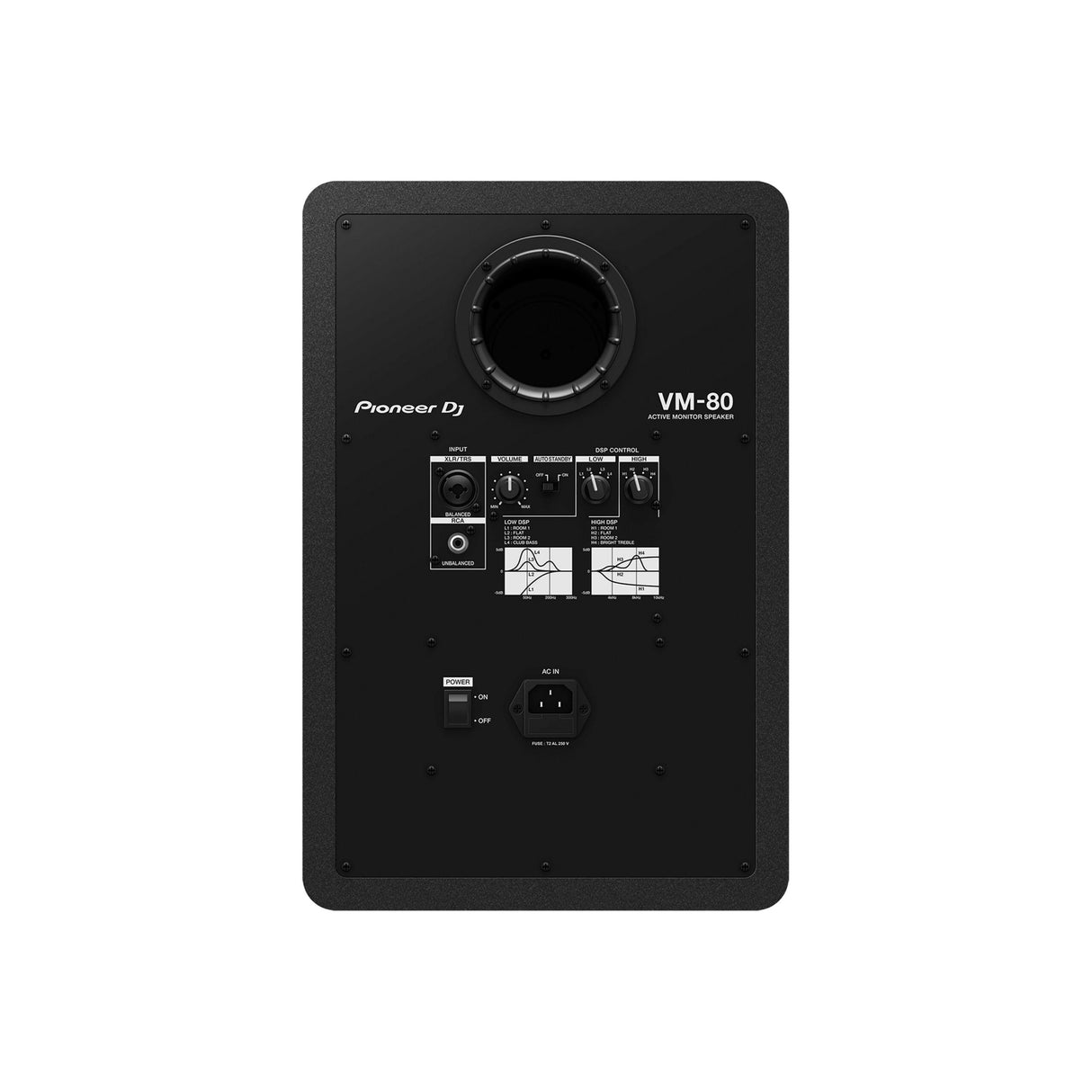 Pioneer DJ VM-80 8-Inch Active Monitor Speaker Single Unit