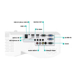 Casio XJ-UT351WN | 3500 Lumens WXGA Projector with LAN Connectivity