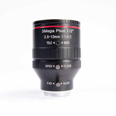 AIDA CS-2812V CS Mount 2-12 Millimeters Varifocal Mega-Pixel Lens
