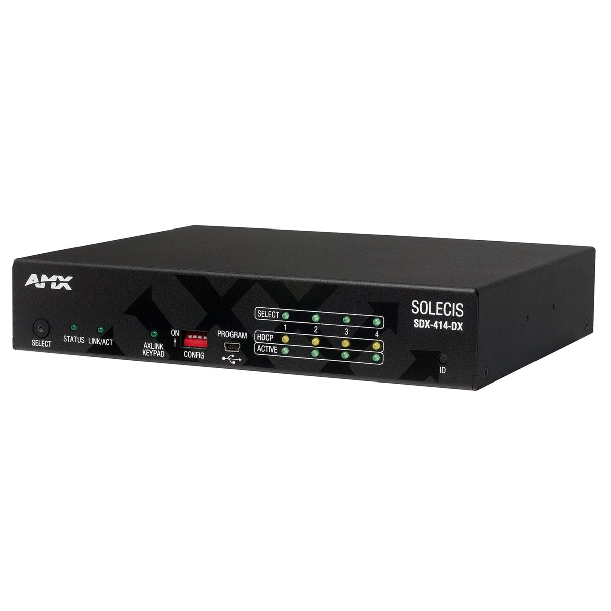 AMX SDX-414-DX Solecis 4 x 1 4K HDMI Digital Switcher with DXLink Output