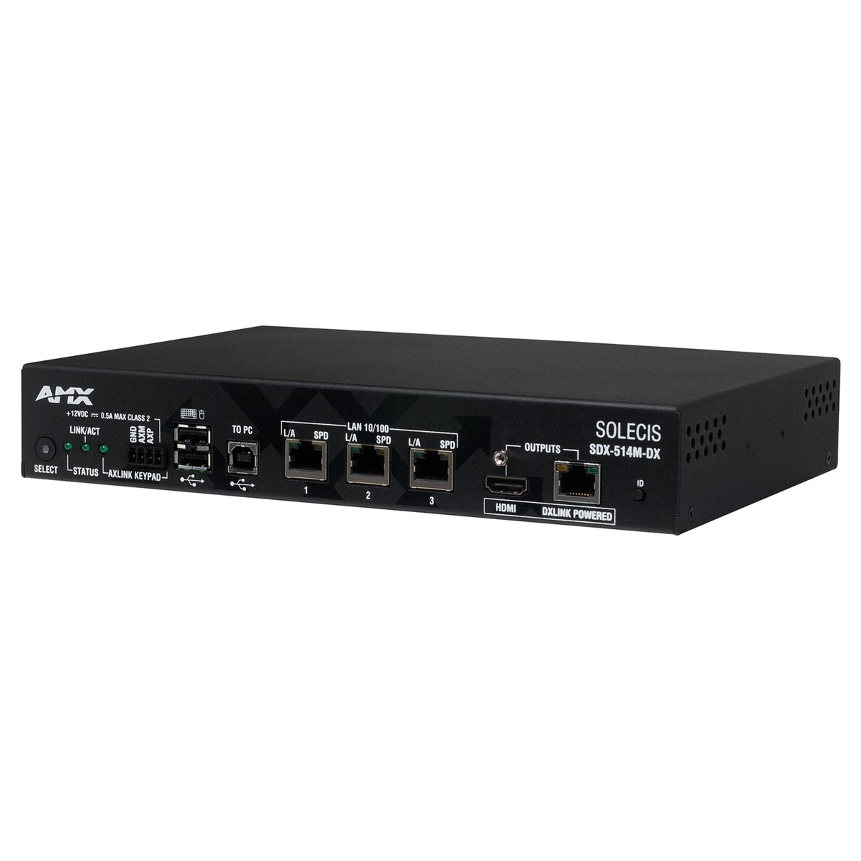 AMX SDX-514M-DX Solecis 5 x 1 4K Multi-Format Digital Switcher with DXLink Output