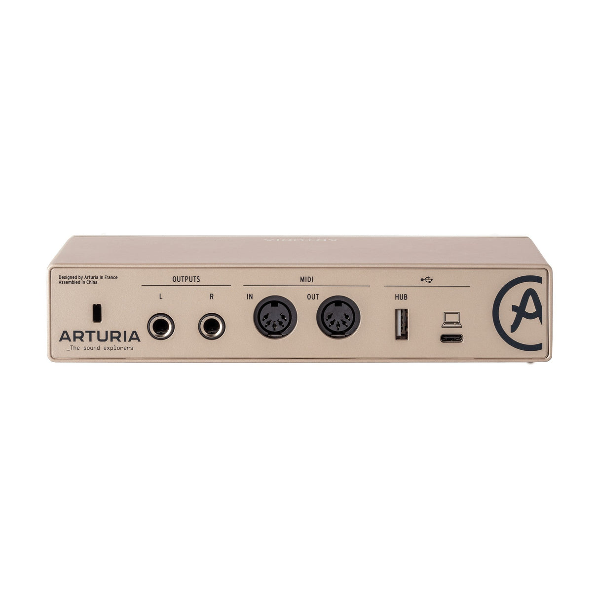 Arturia MiniFuse 2 USB-C Audio Interface, Champagne