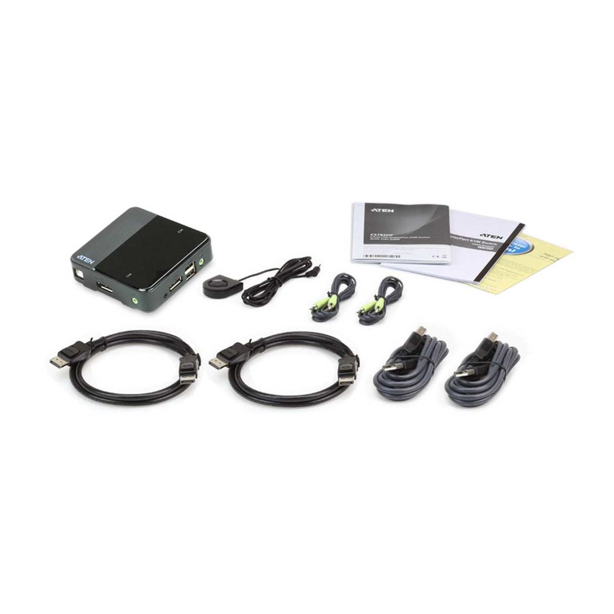 ATEN CS782DP 2-Port USB DisplayPort/Audio KVM Switch