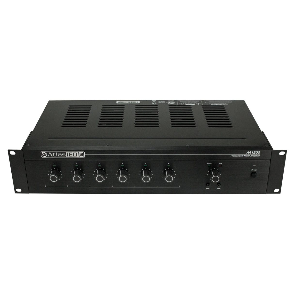 AtlasIED AA120G 120W 6-Input Mixer Amplifier