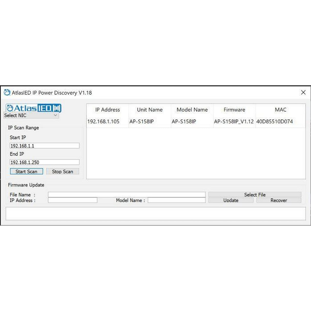 AtlasIED AP-S158IP Vertical IP Addressable Power Distribution Unit