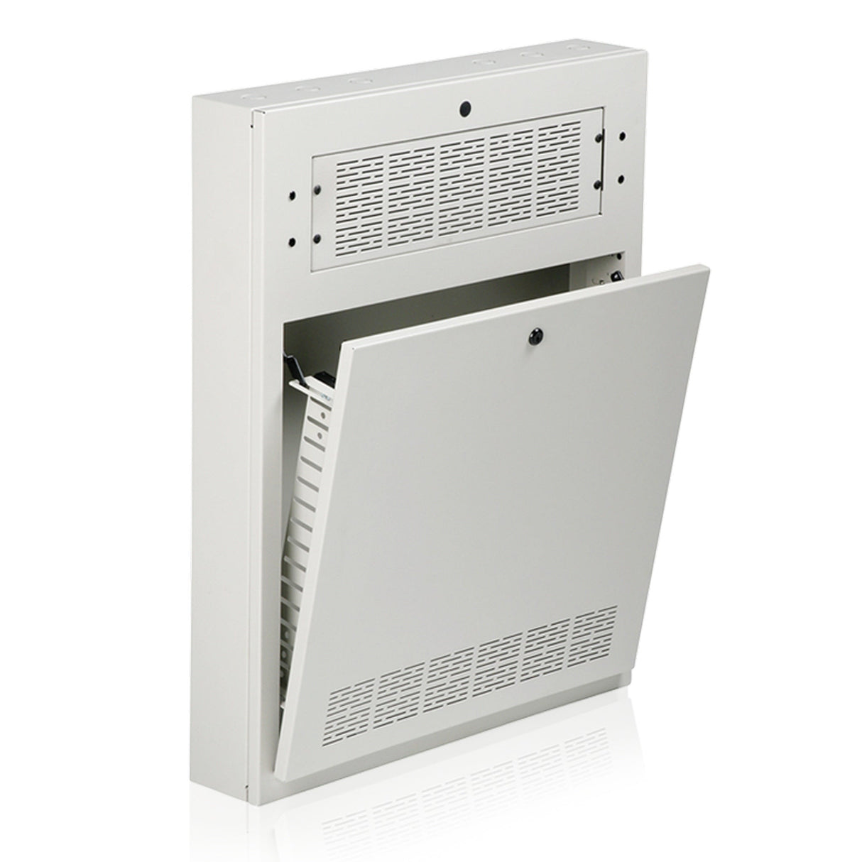 AtlasIED AWR2W Tilt Out Wall Cabinets for 19-Inch Equipment, 2RU