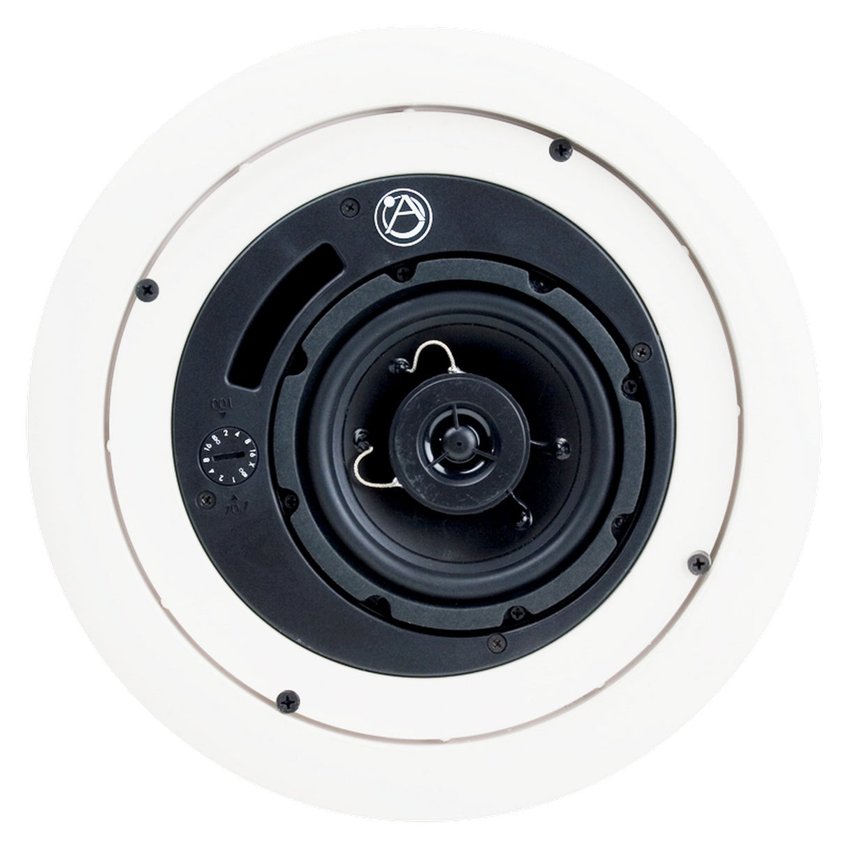 AtlasIED FAP42TC 4-Inch Shallow Mount Coaxial In-Ceiling Speakers, Pair