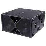 BASSBOSS ZV28-MK3 5000W Dual 18-Inch Vented Direct-Radiating Extended-Depth Powered Subwoofer