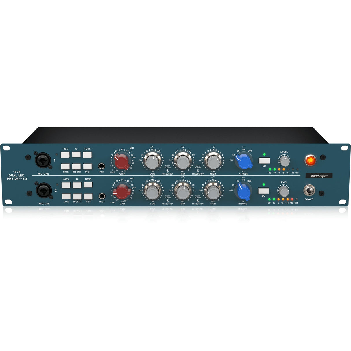 Behringer 1273 Dual Channel Microphone Preamplifier
