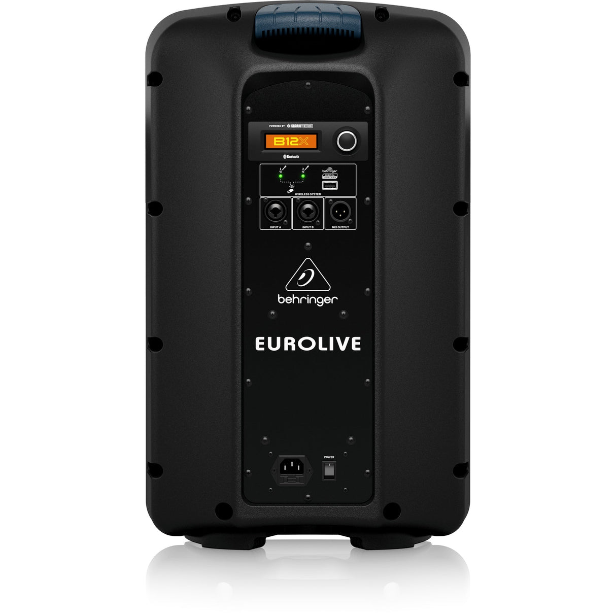 Behringer B12X 12" Powered PA Loudspeaker with Digital Mixer and Bluetooth Streaming