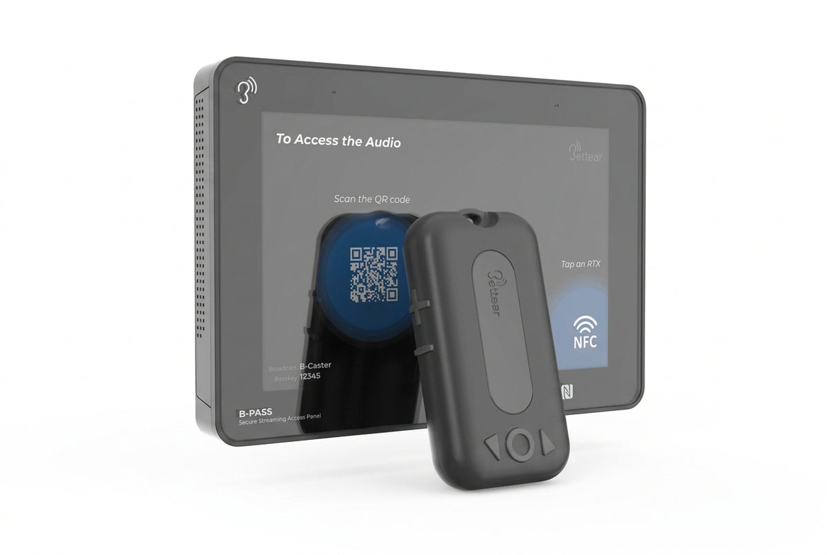 Bettear RTX GO Compact Auracast Assistive Listening Receiver