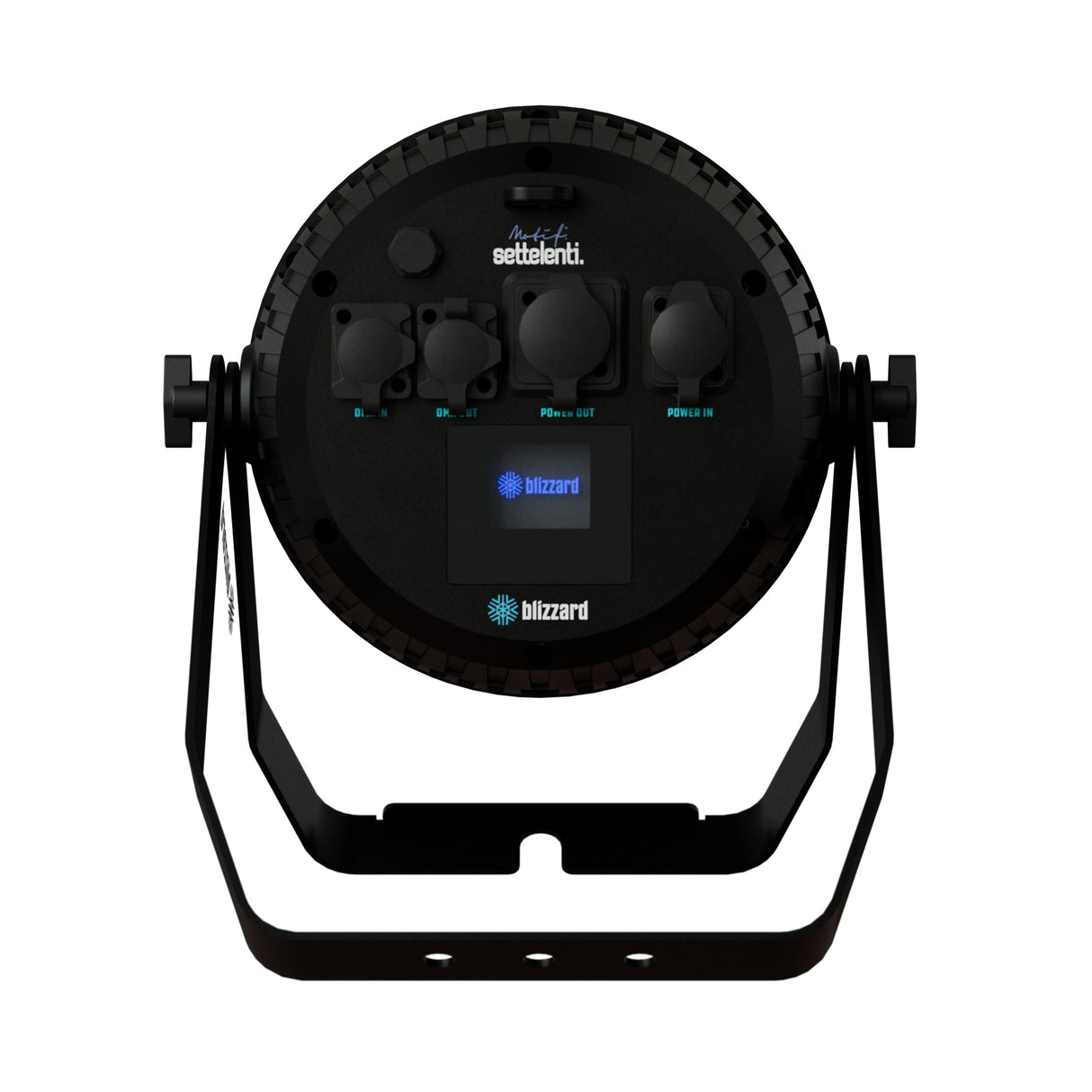 Blizzard Lighting Motif Settelenti 7x 40W 4-In-1 RGBW IP65-Rated LED Wash Fixture Black