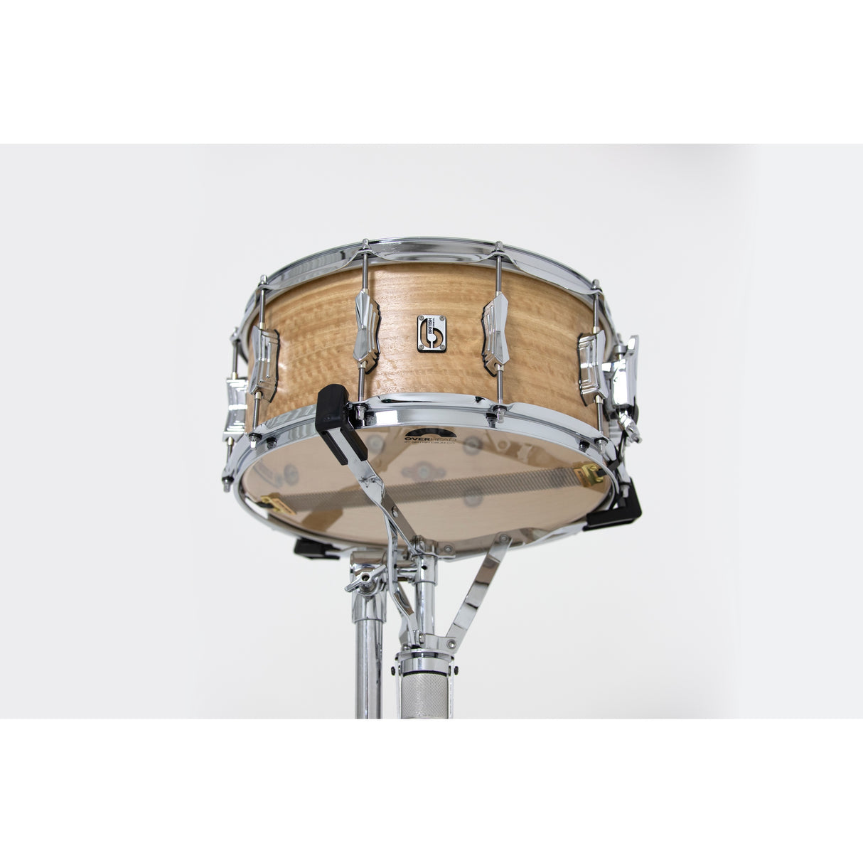 British Drum Co MAV-14-65-SN Maverick Series 14x6.5-Inch Snare Drum, Maple Finish