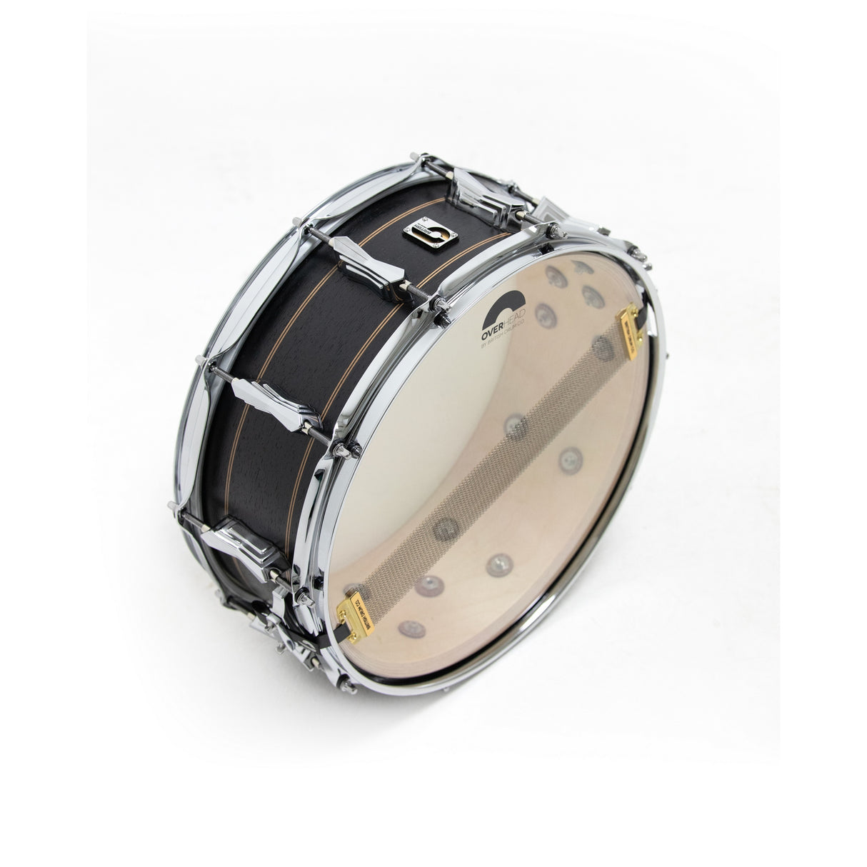 British Drum Co MER-14-65-SN Merlin Series 14x6.5-Inch Snare Drum, Maple and Birch Finish