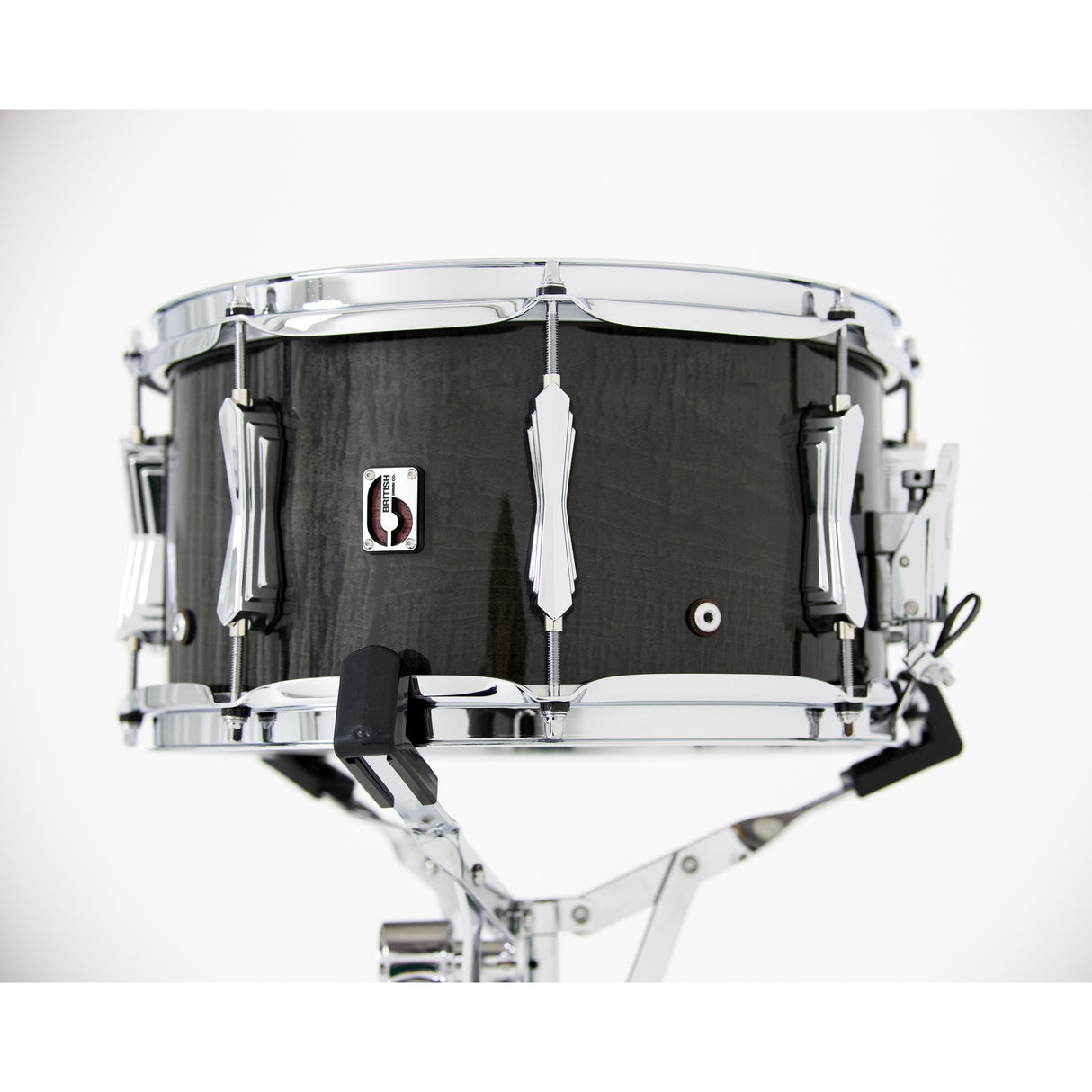 British Drum Co SEV-13-7-SN Super Seven Series 13x7-Inch Snare Drum, Purpleheart Finish