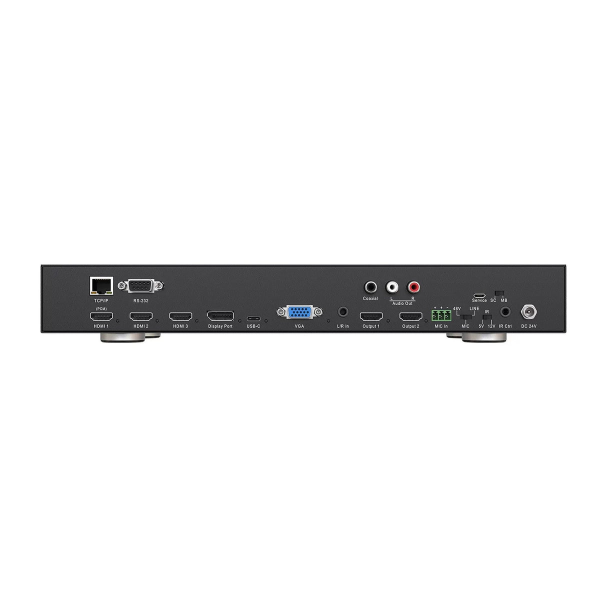 BZBGEAR BG-PSC6x2-4K 6x2 4K Conference Room Presentation Switcher Scaler