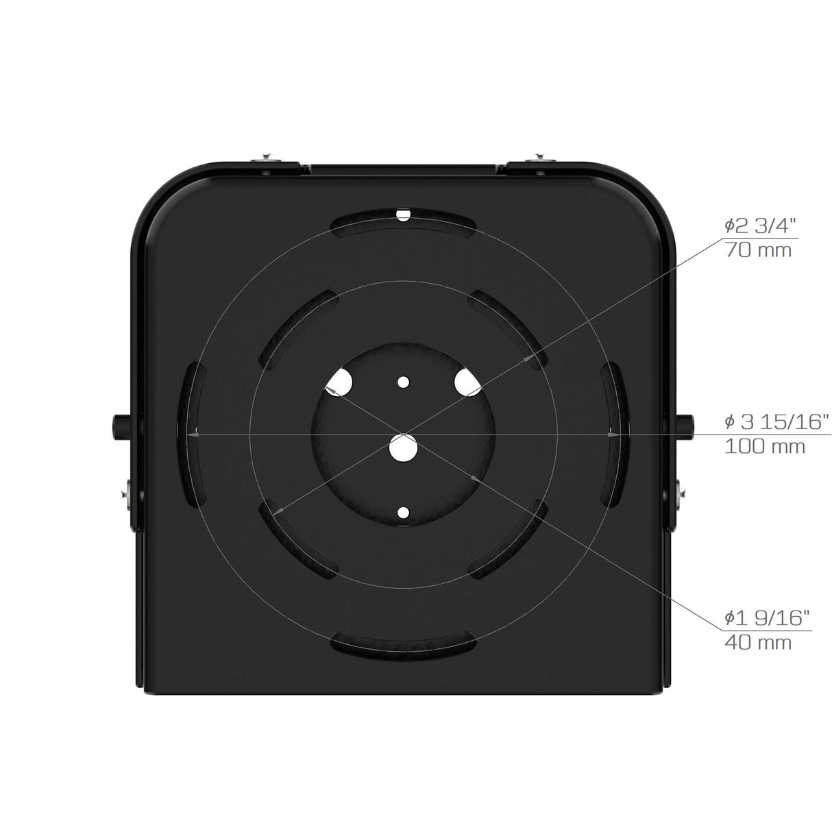 BZBGEAR BG-UCM-B Universal PTZ Camera Ceiling Mount Black