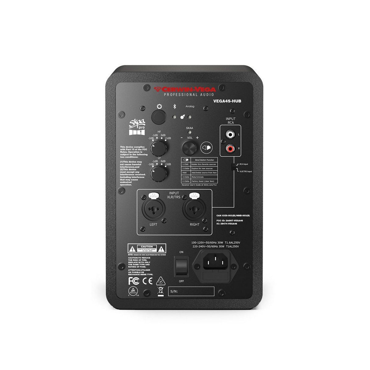 Cerwin-Vega VEGA4SB-HUB 4-Inch 2-Way Studio Monitor HUB Only