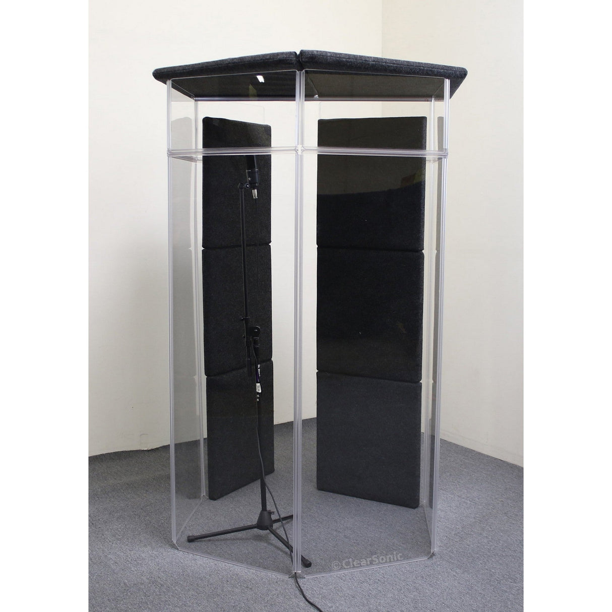 ClearSonic IPG IsoPac G Portable Isolation Booth, 60-70% Volume Reduction IsoPac J Portable Vocal Isolation Booth