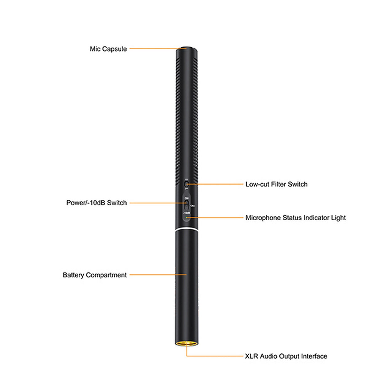 COMICA VP3 Super Cardioid XLR Condenser Microphone