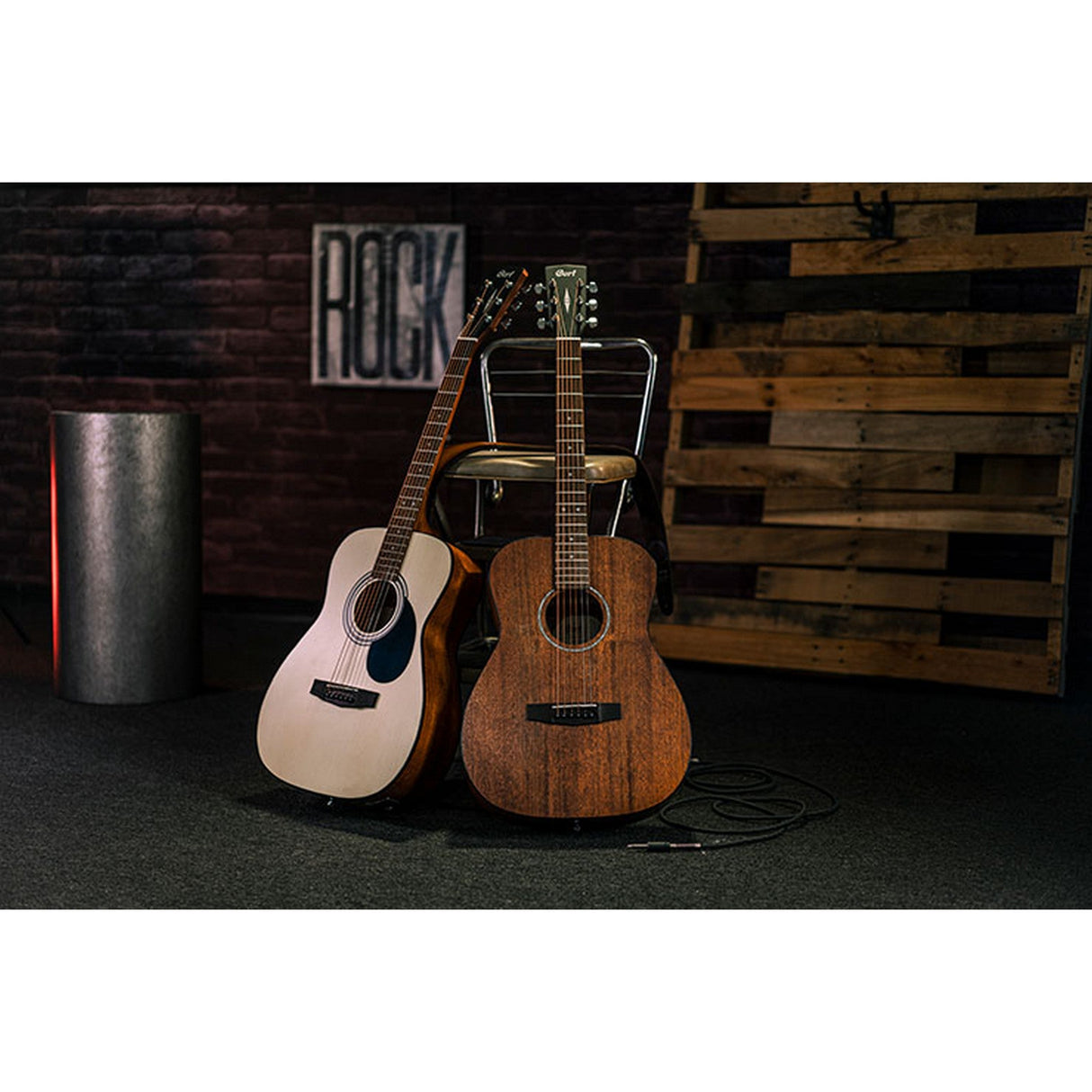 Cort AF510 Concert Acoustic Guitar Natural - guitar