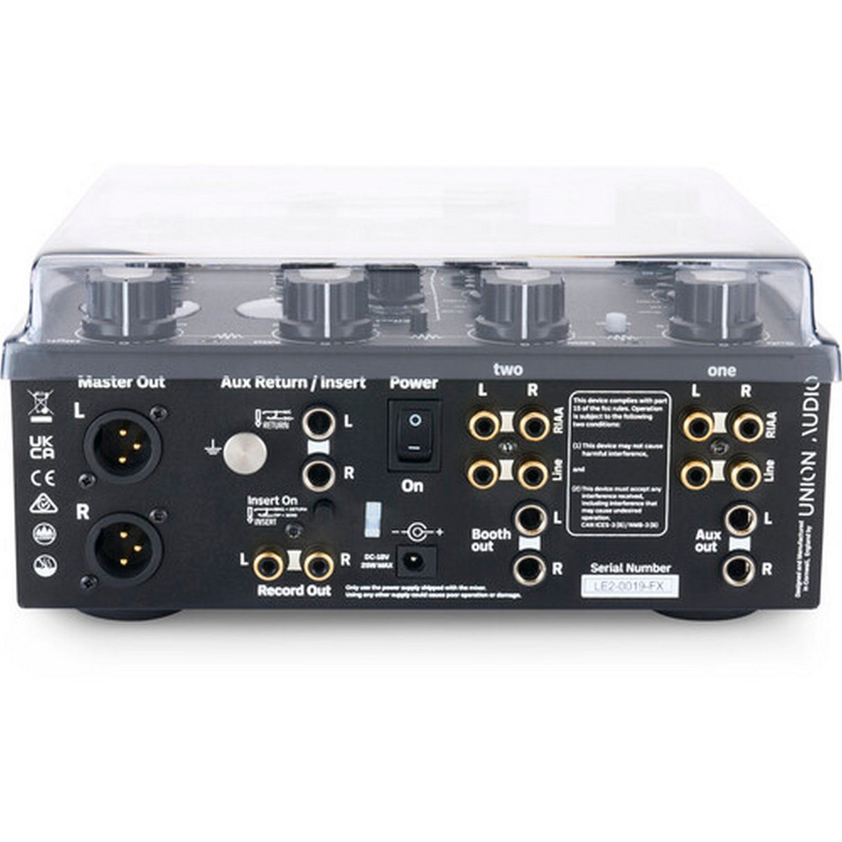 Decksaver DS-PC-ORBIT2LEFX Cover for Union Audio Orbit.2 LE and FX