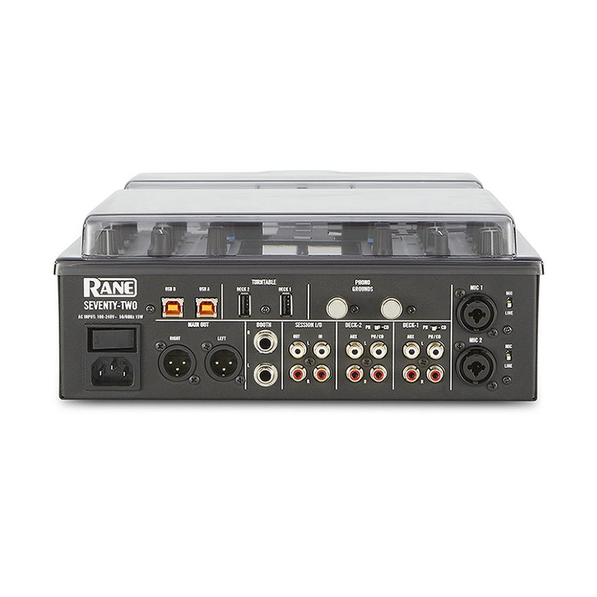 Decksaver Cover for Rane Seventy Seventy-Two and Seventy-Two MKII